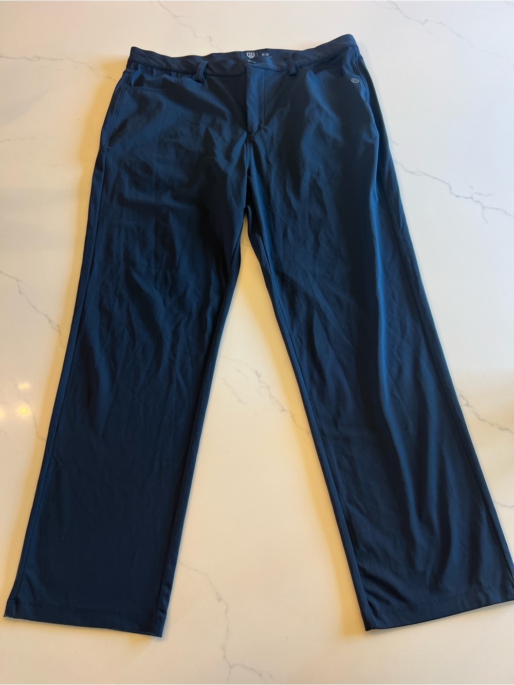Graham Luxe Golf Pants Mens 38 X 30 Jet Black GL50022 MSRP $90
